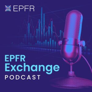 EPFR Exchange Podcast thumbnail with image of a microphone.