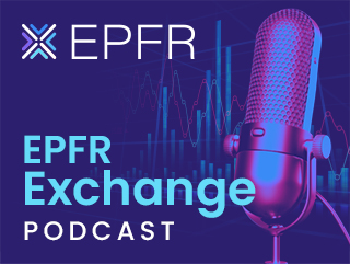 EPFR Exchange Podcast thumbnail with image of a microphone.
