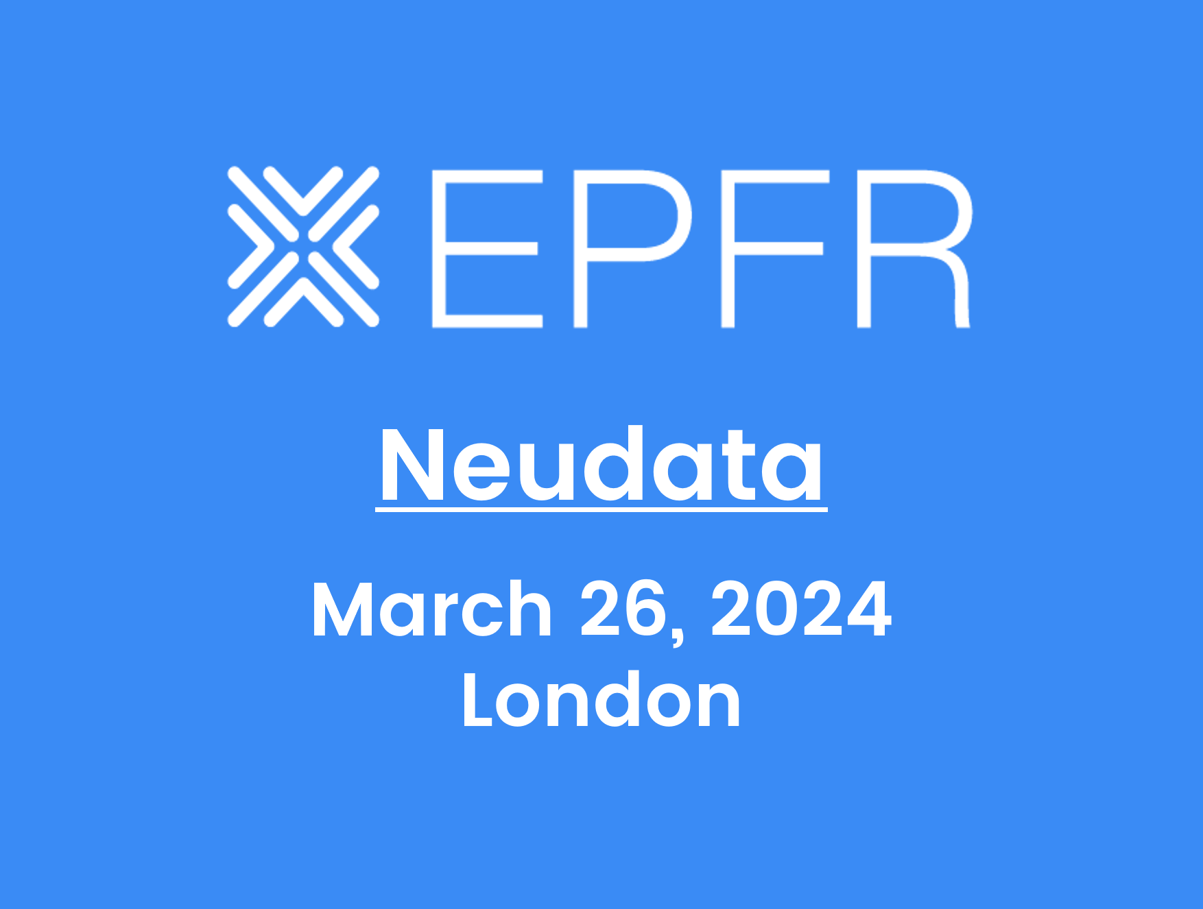 Image representing "Neudata London Summit, March 26 2024"