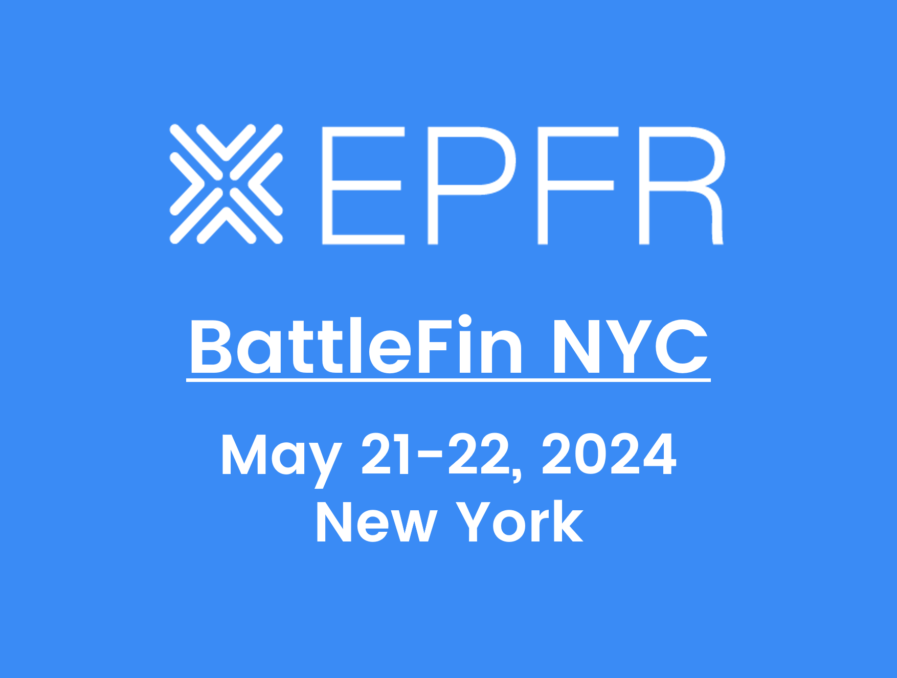 "BattleFin NYC, May 21-22, 2024, New York"