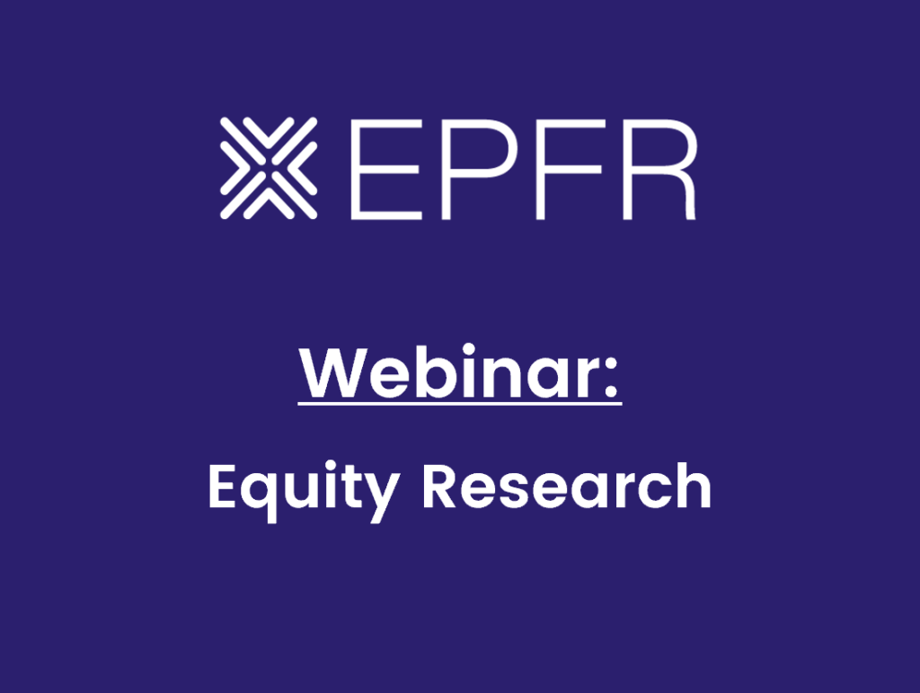 "Webinar: Equity Research"